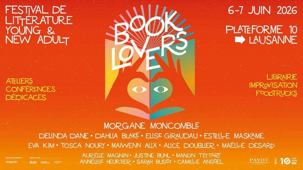 3e édition BookLovers 2026 à Plateforme 10 (Lausanne)