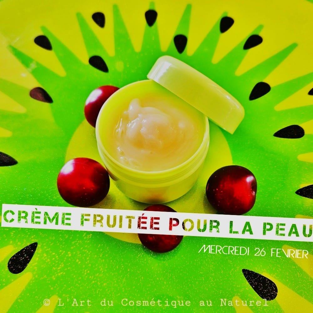 Atelier cosmétique enfants – Fabrication Crème fruitée pour la peau