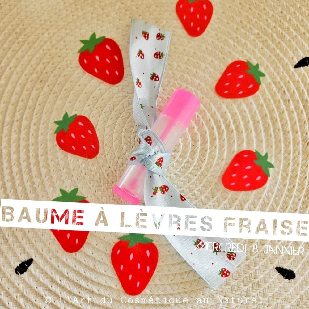 Atelier cosmĂ©tique enfants â Fabrication Baume Ă lĂšvres Ă la fraise