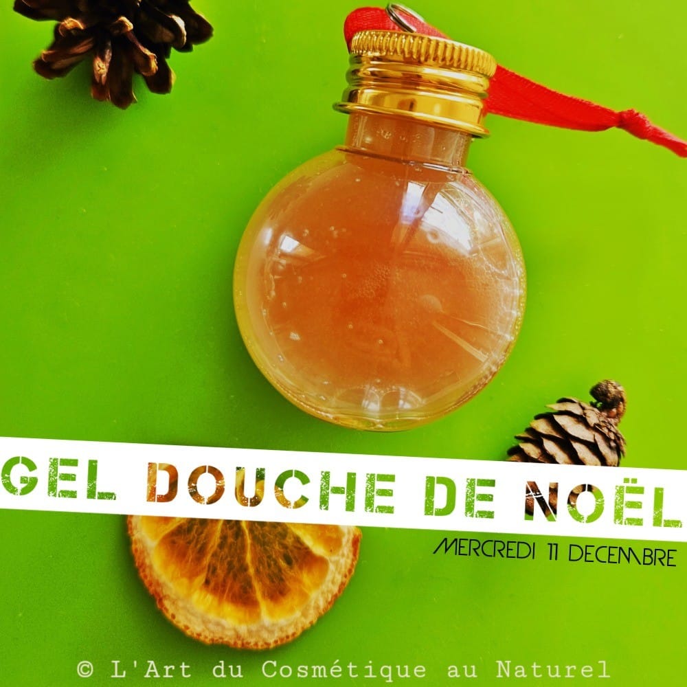 Atelier cosmétique enfants – Fabrication Gel douche de Noël