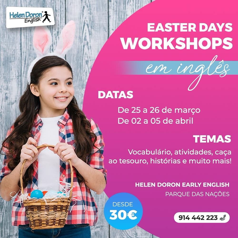 Helen Doron Early English – Easter Days Workshops em Inglês