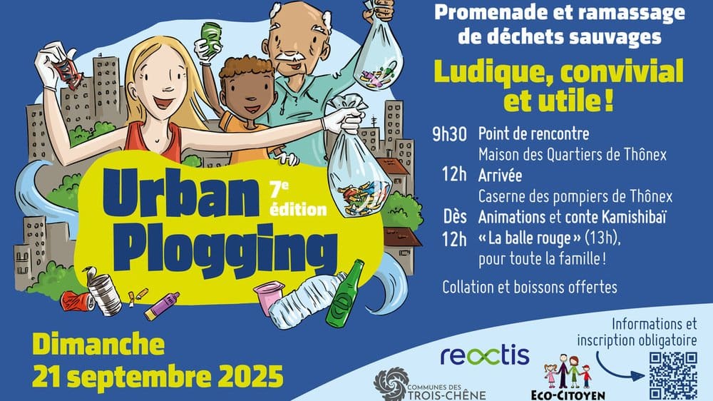 Urban Plogging Ă  ThĂ´nex