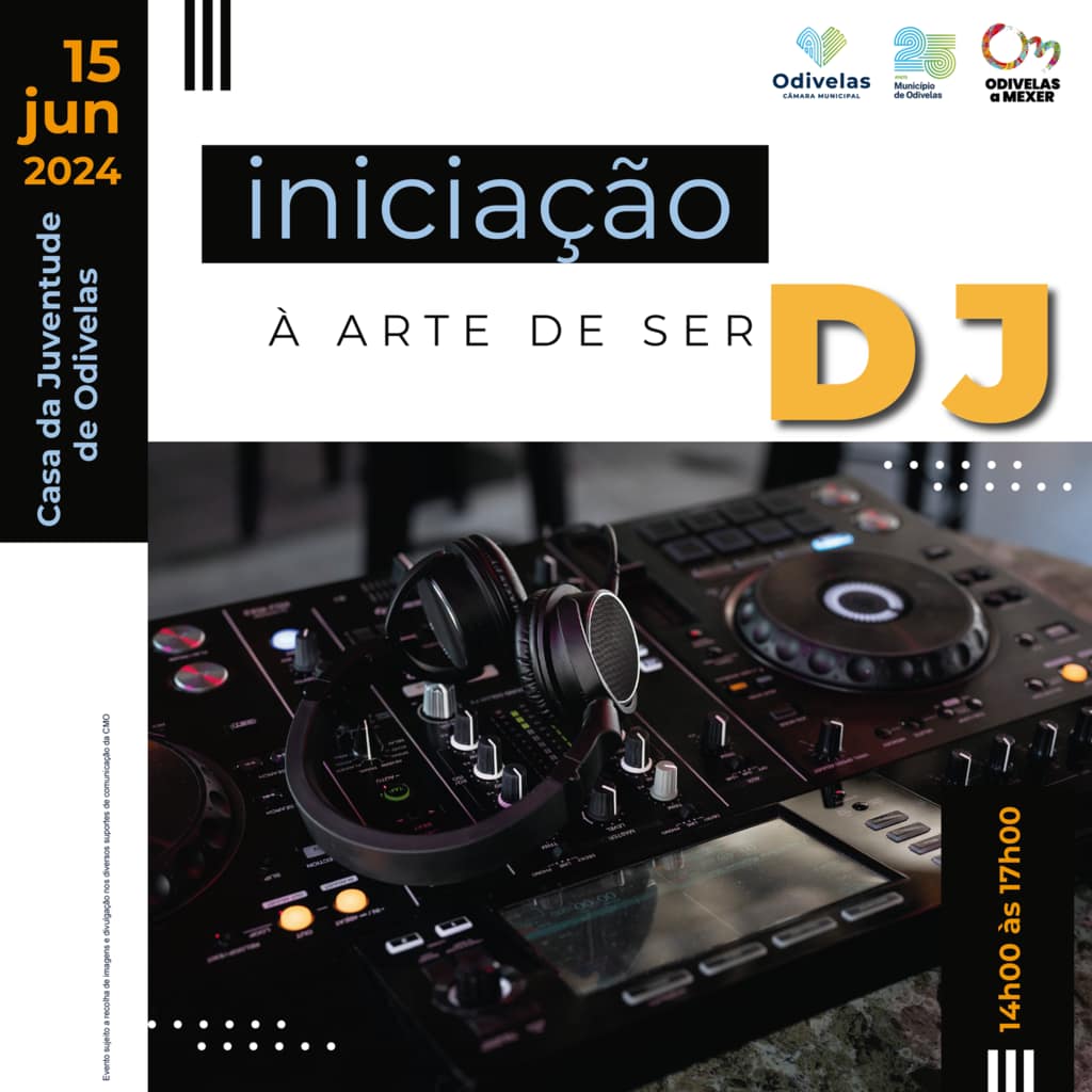 Iniciação à arte de ser DJ' – Workshop