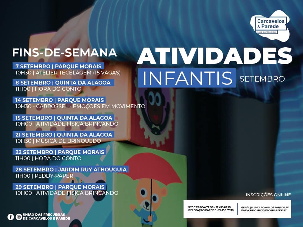 Fins-de-Semana – Atividades Infantis Setembro