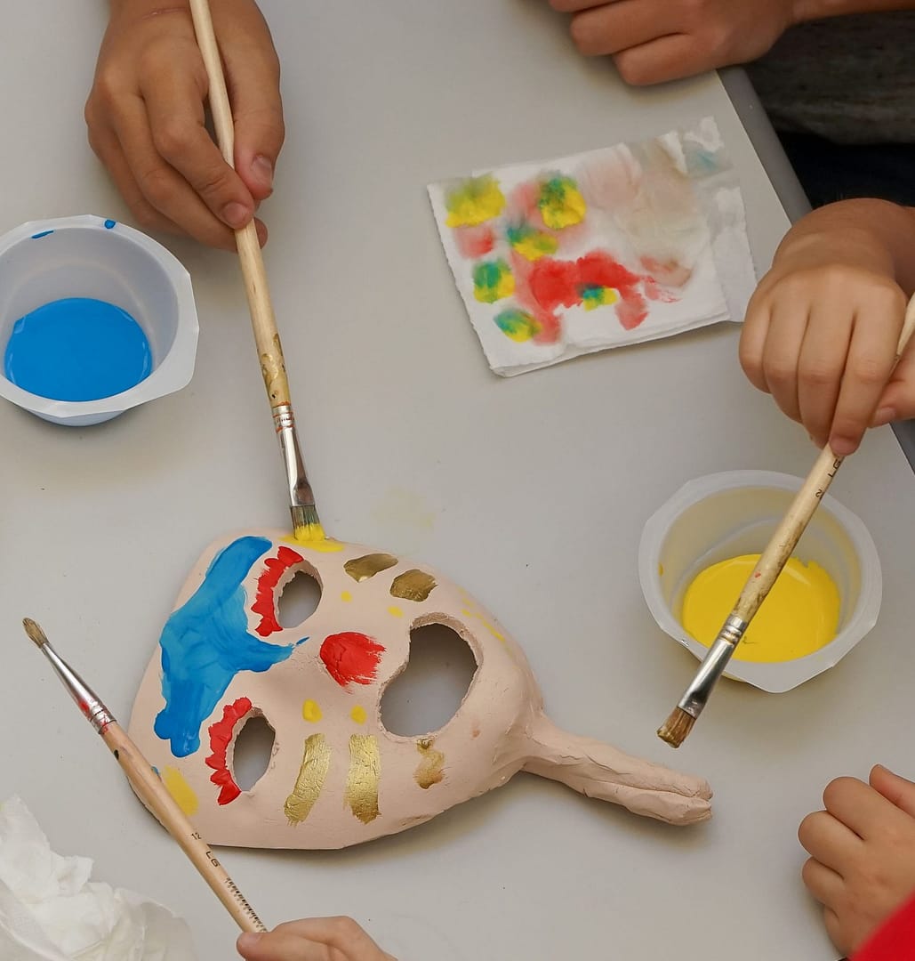 Máscaras romanas – Oficinas de Carnaval