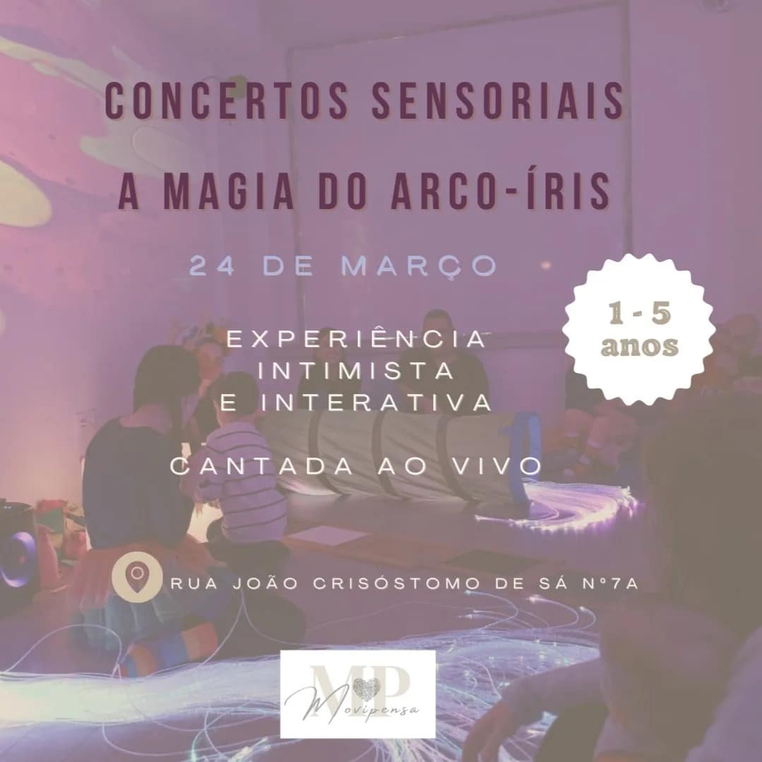 Concertos sensoriais – A magia do arco-íris