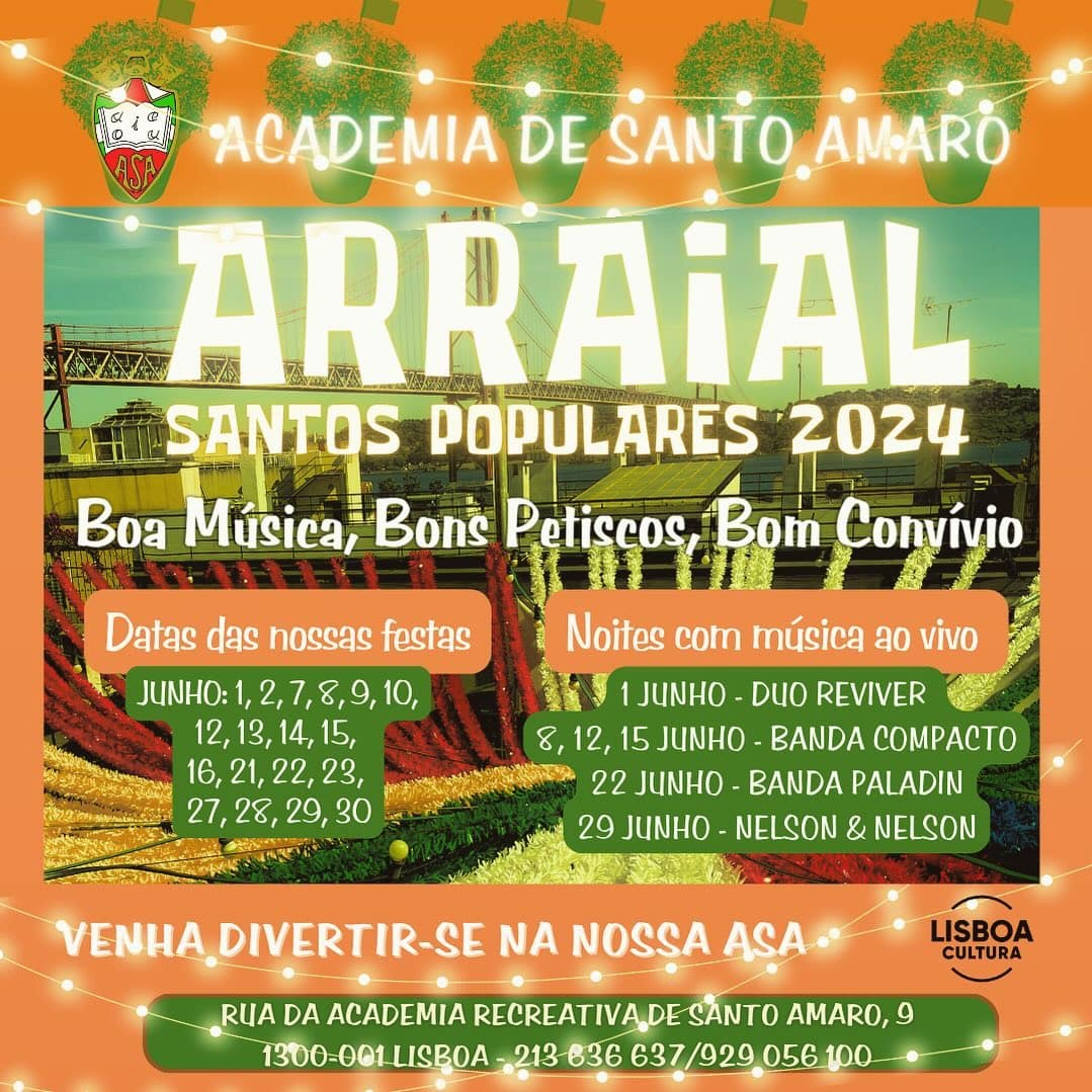 Academia de Santo Amaro (ASA) – Arraial Santos Populares 2024