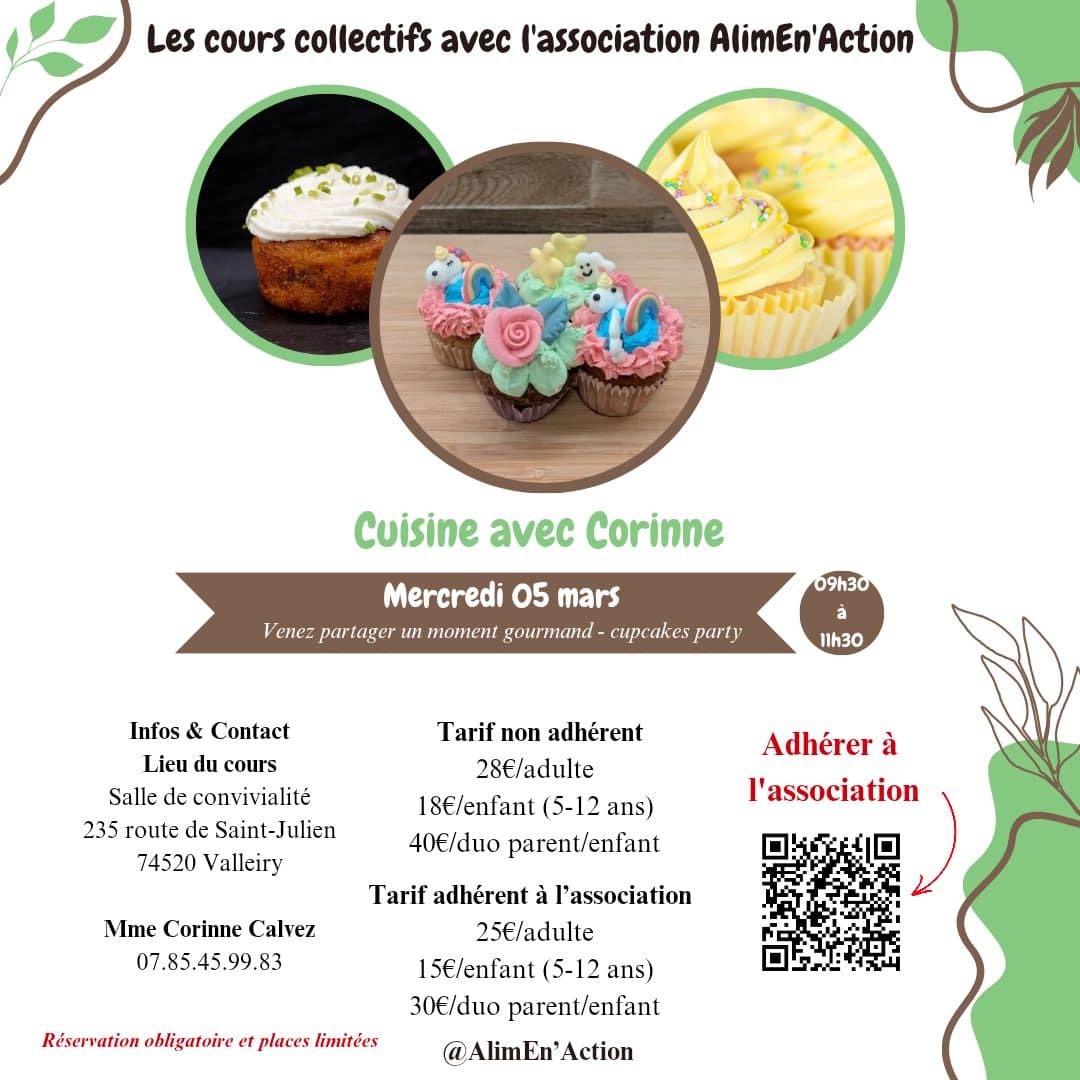 Cupcakes Party – Atelier gourmand en famille