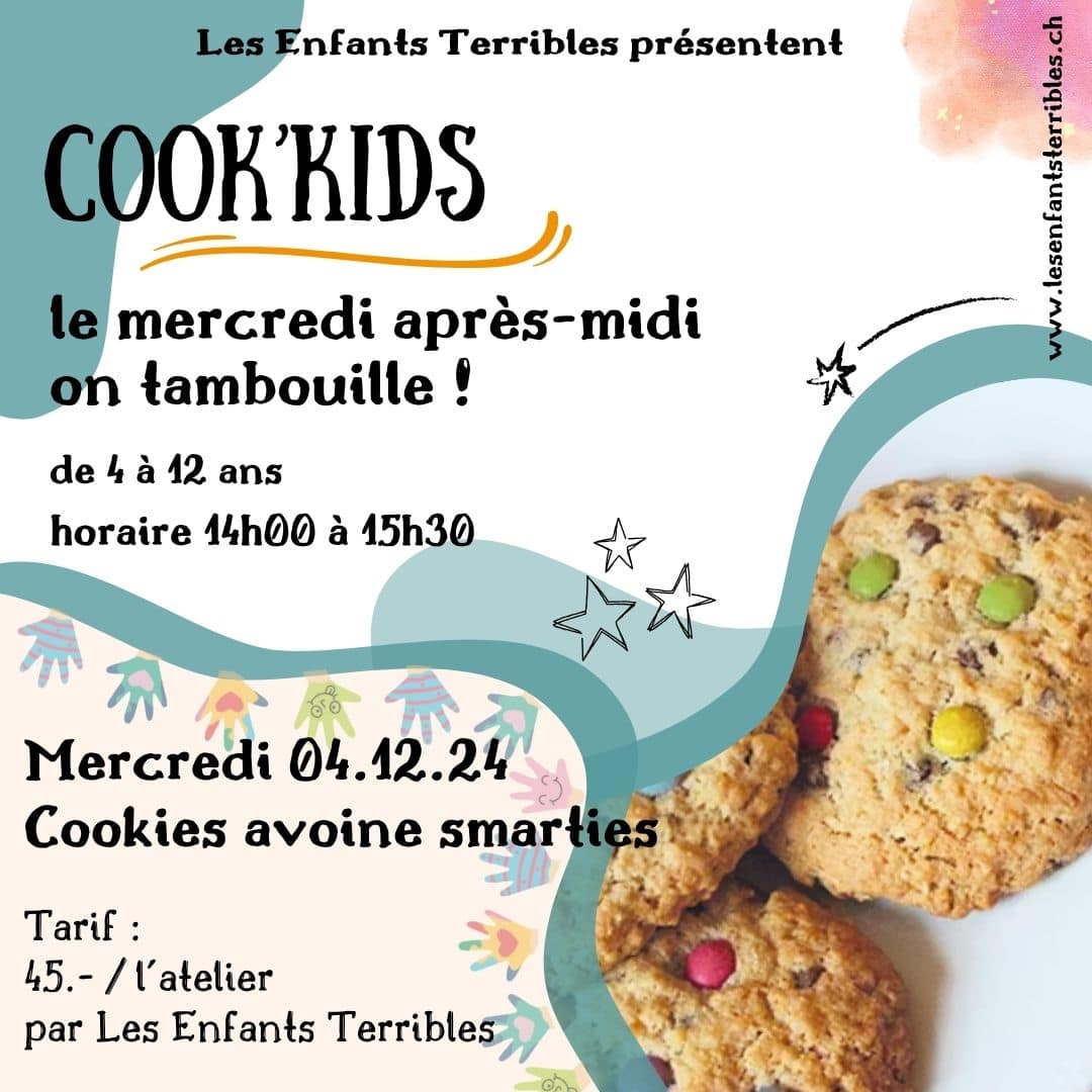Les Enfants Terribles – Cook' Kids: le mercredi après-midi on tambouille!