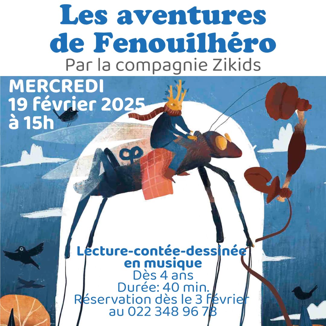 Les aventures de Fenouilhéro – Lecture-contée-dessinée en musique