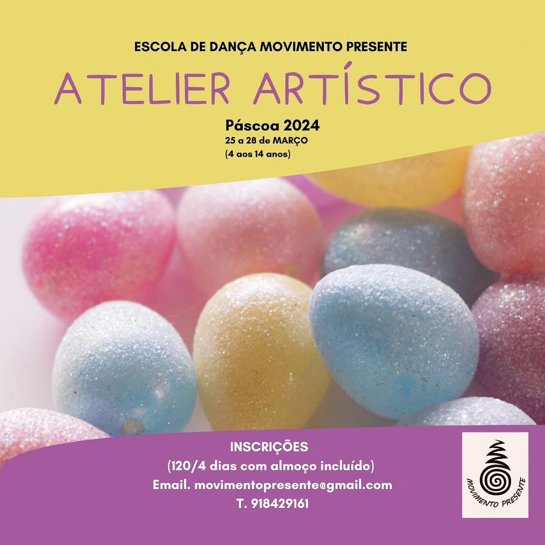 Escola de Dança Movimento Presente – Atelier artístico de Páscoa 2024