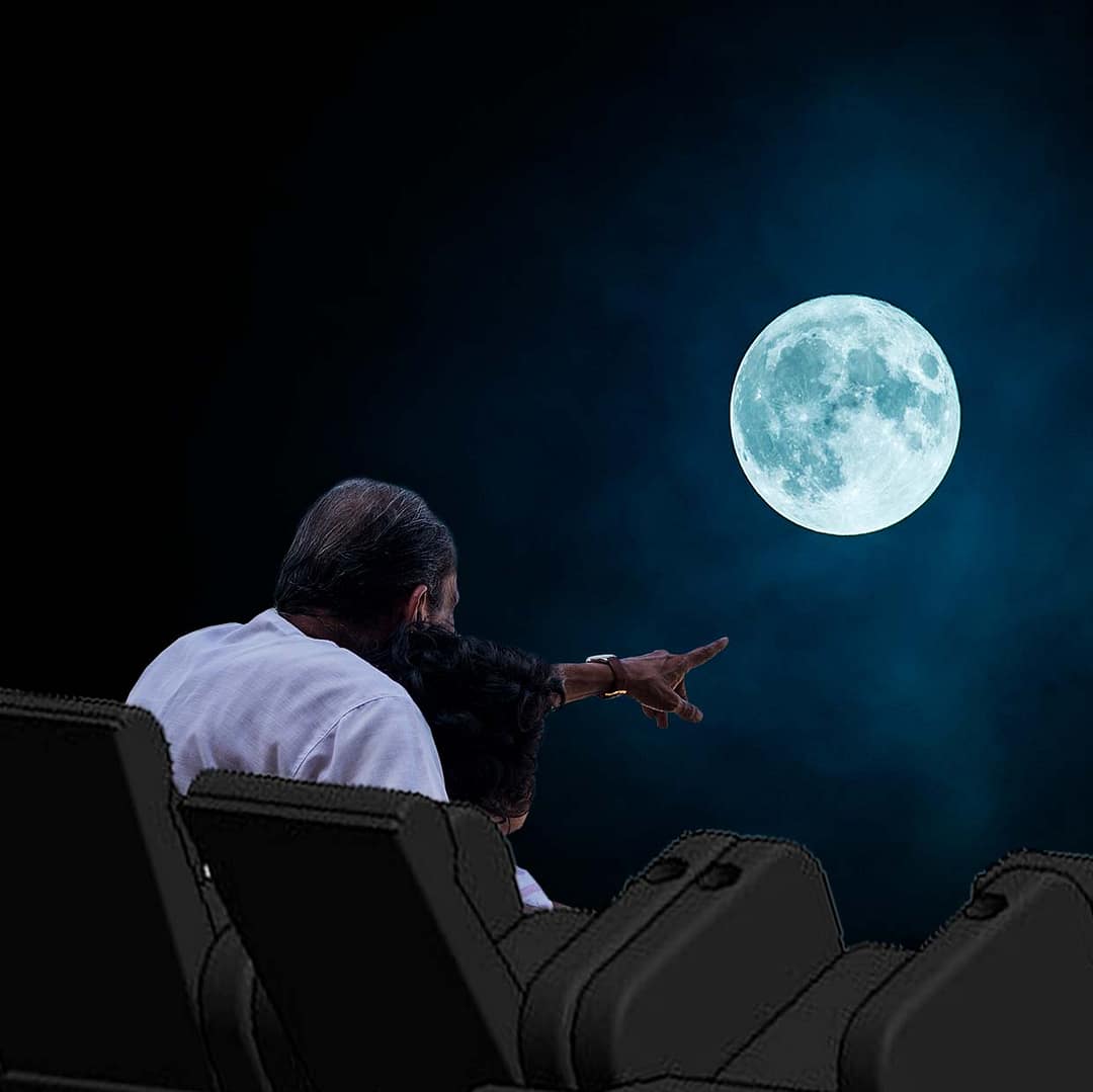 A olhar para o céu!