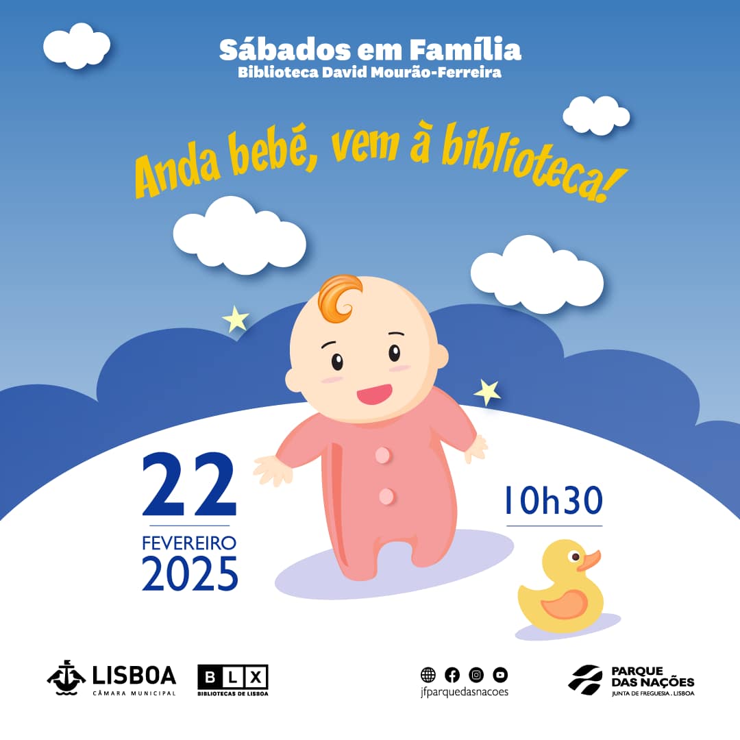 Anda bebé, vem à biblioteca!