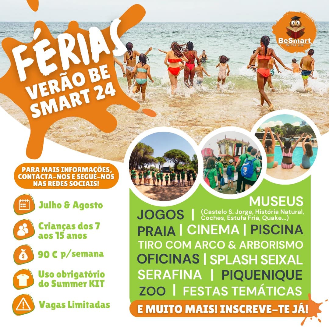 Be Smart With Us – Férias Verão Be Smart 24