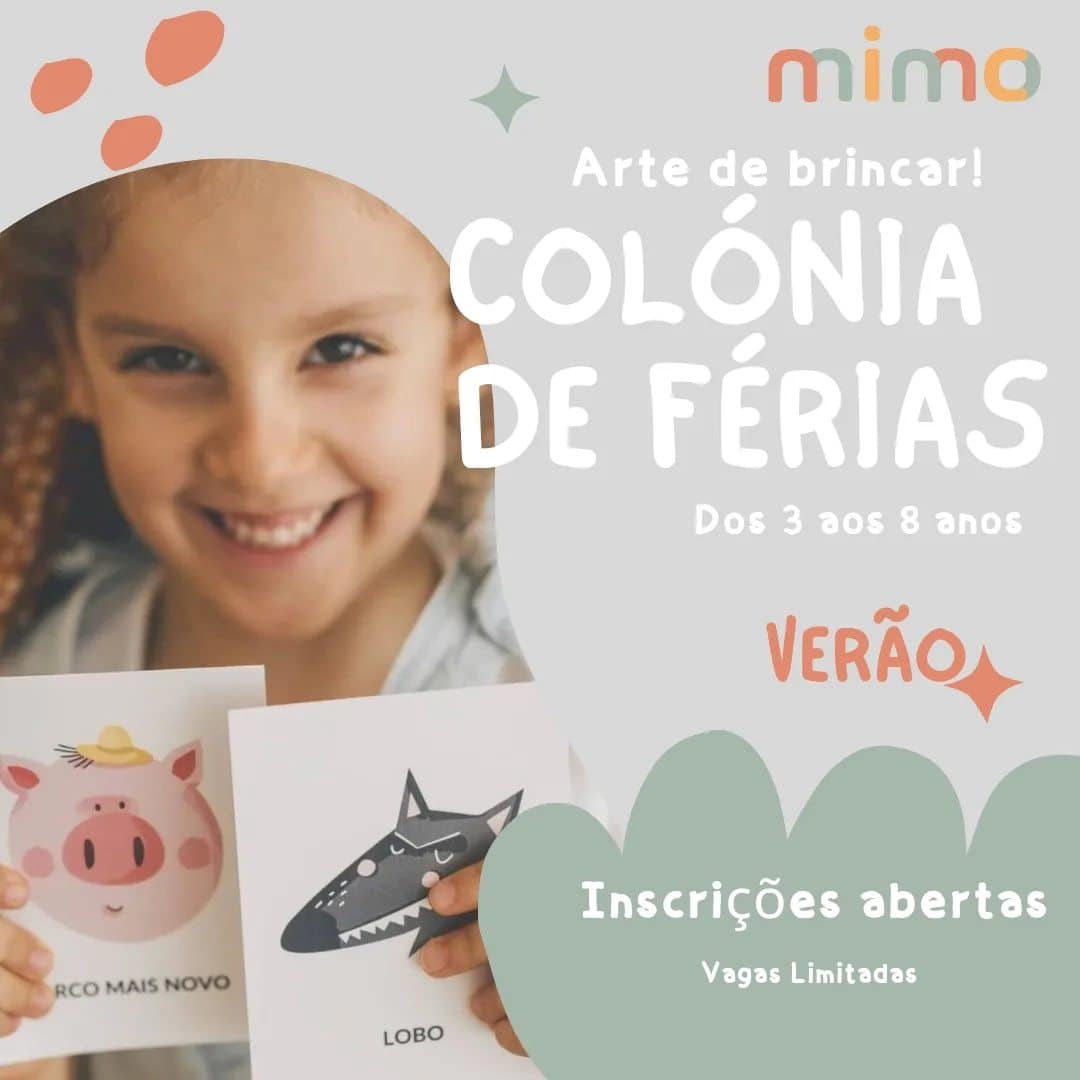 Mimo – Arte de brincar! Colónia de férias Verão 2024