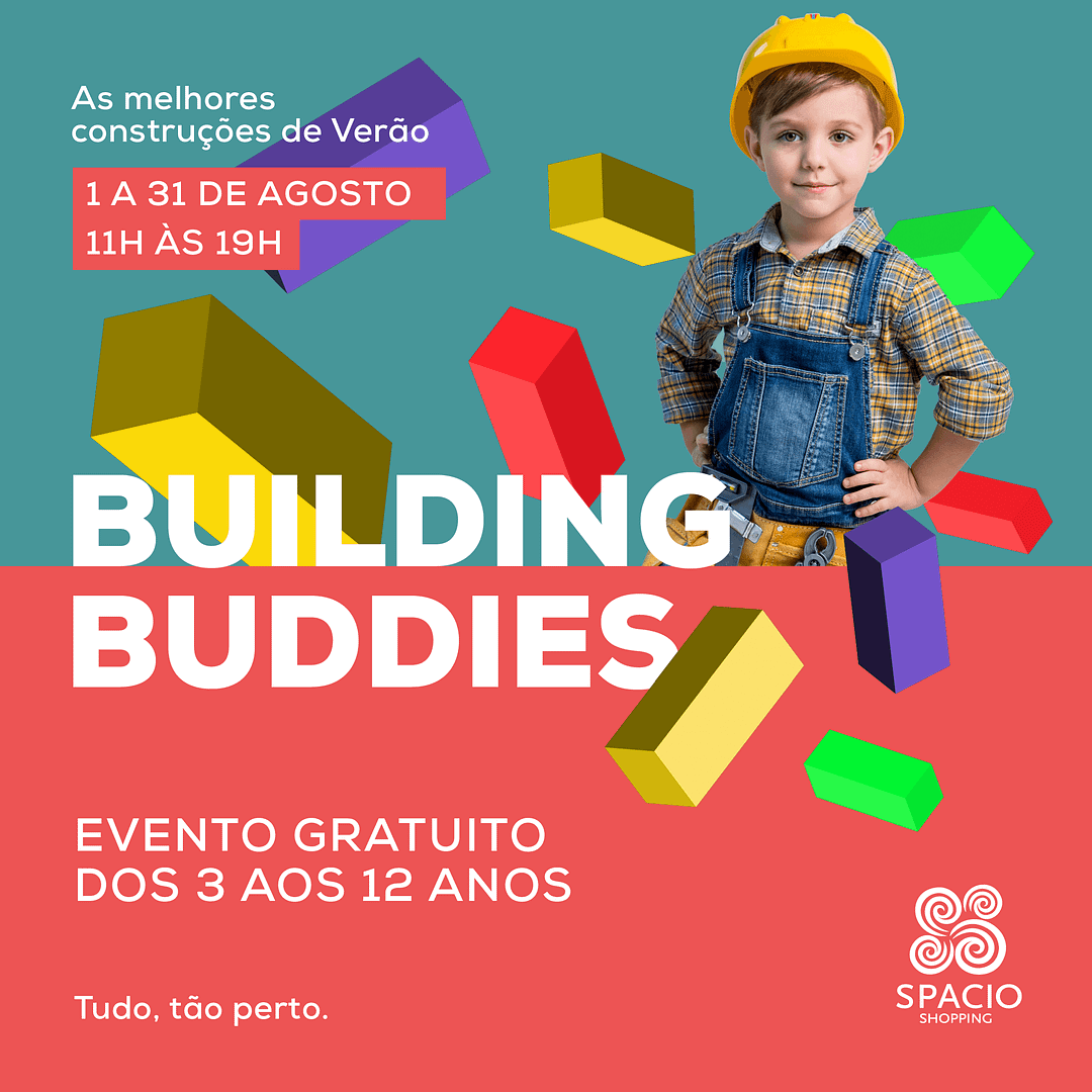 Spacio Shopping – Parque infantil «Building Buddies»