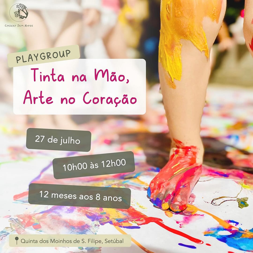 Tinta na mão, Arte no coração – Playground