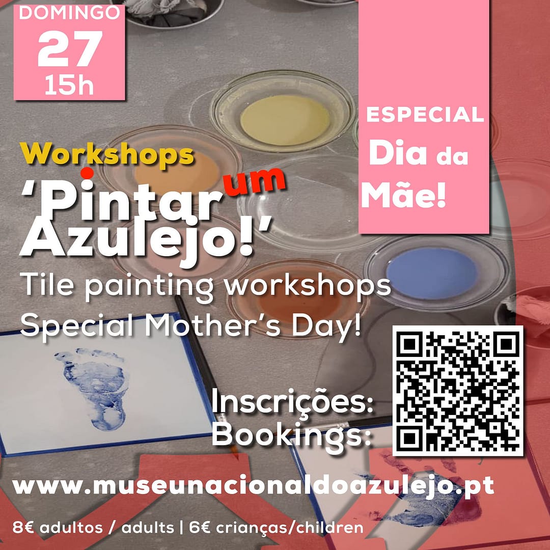 Workshop «Pintar um Azulejo!» – Especial Dia da Mãe