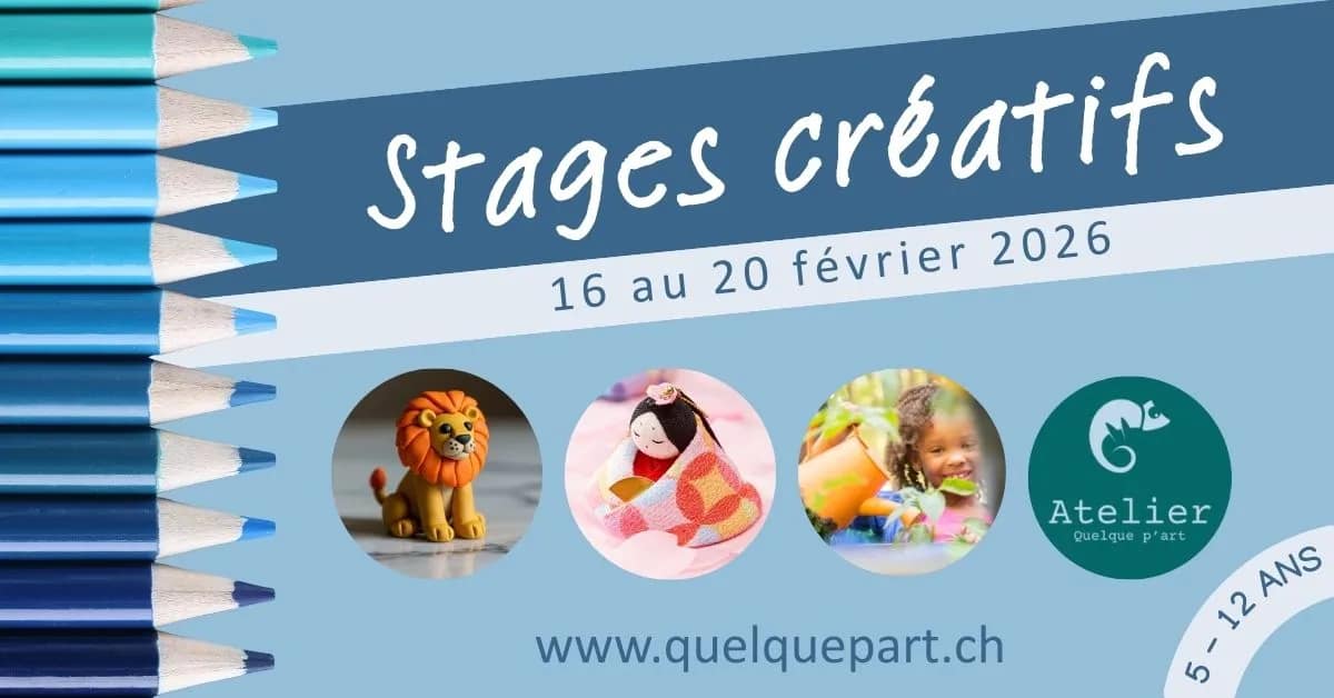 Atelier Quelque p’Art – Stage créatif février 2026