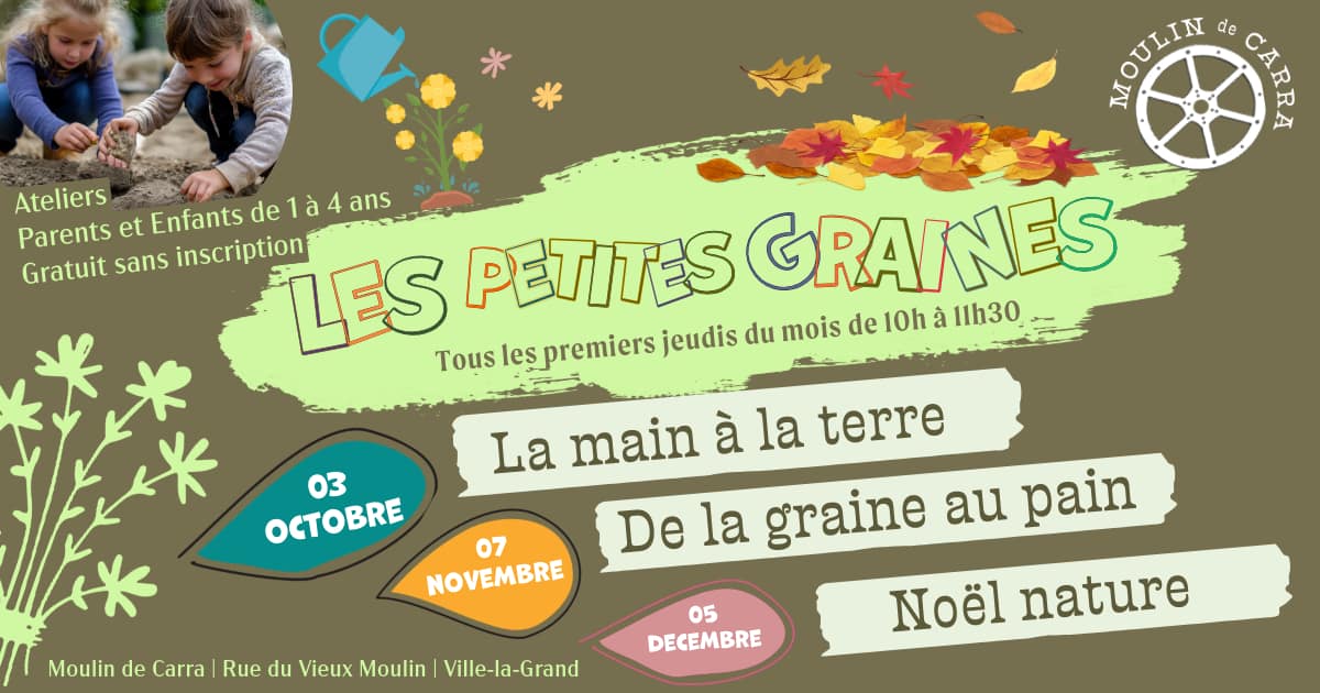 Les Petites Graines – Ateliers Parents-Enfants