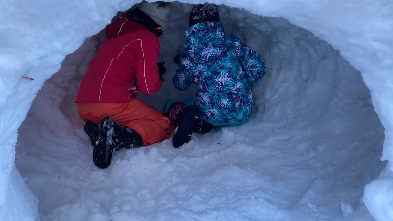 Igloos et trappeurs en famille