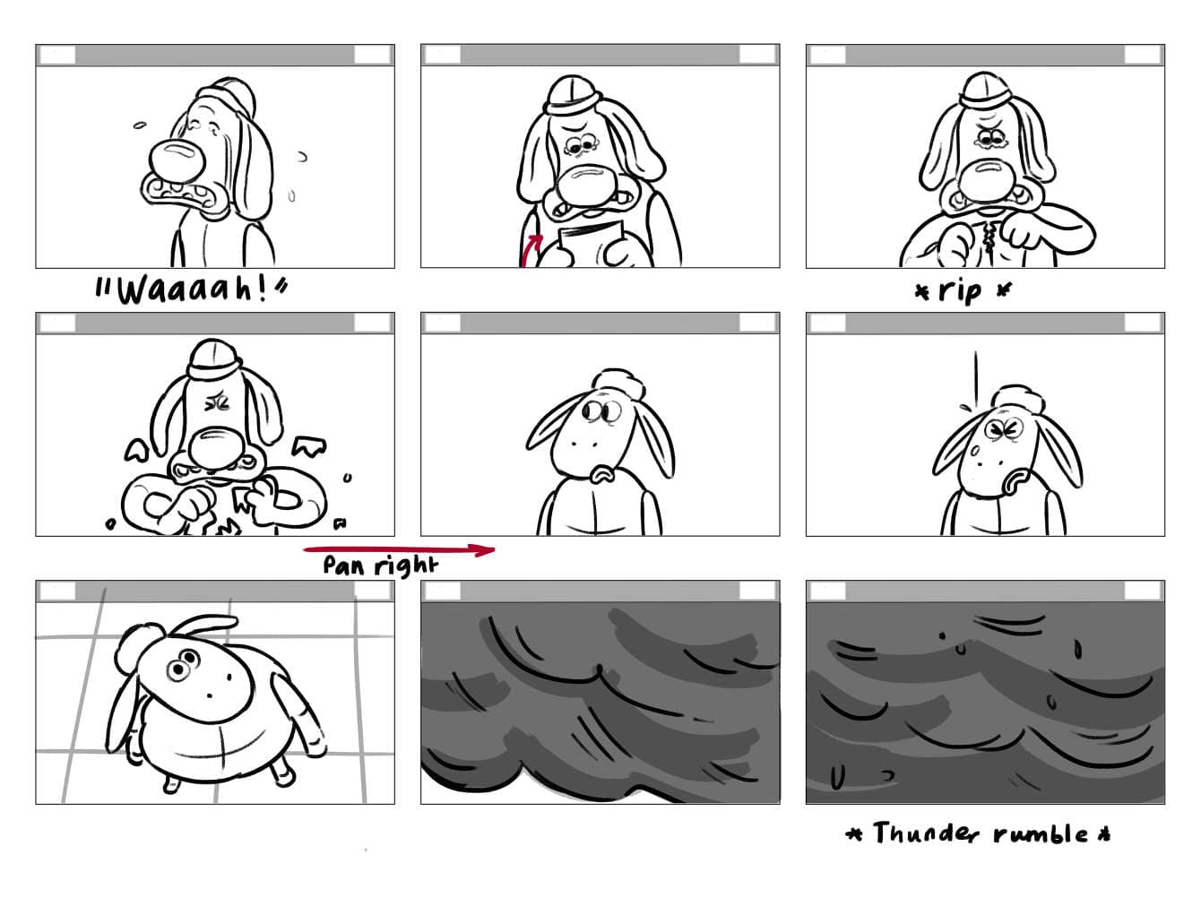 Storyboard para filme de animação – Oficina