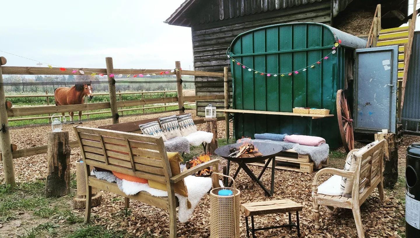 Petit Train en pleine nature chez Ahl'Graine