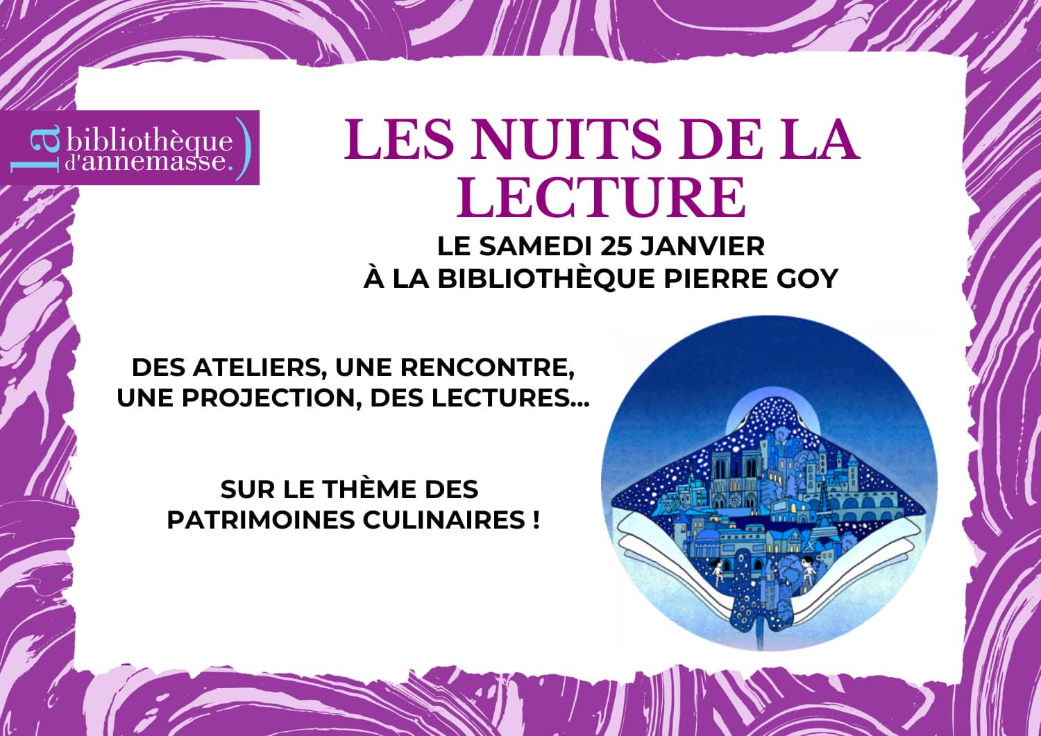 La Nuit de la Lecture à la bibliothèque Pierre Goy
