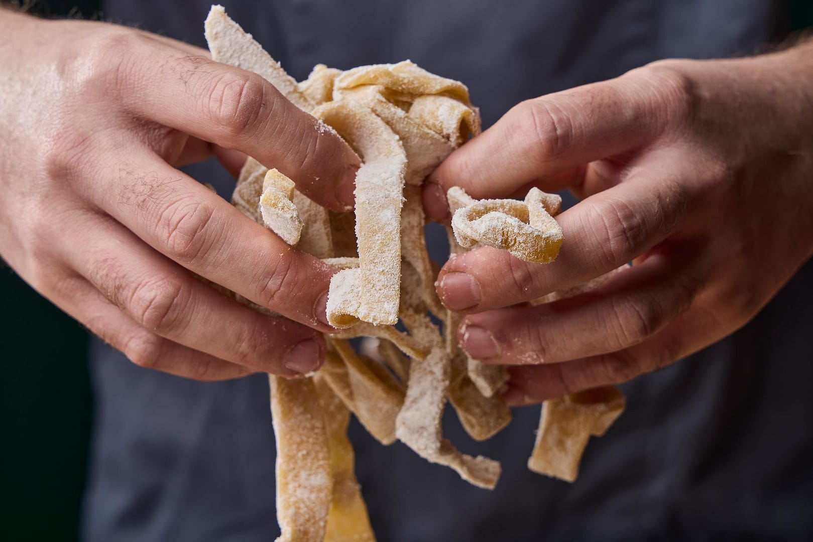Pâtes fraîches à la sauce tomate