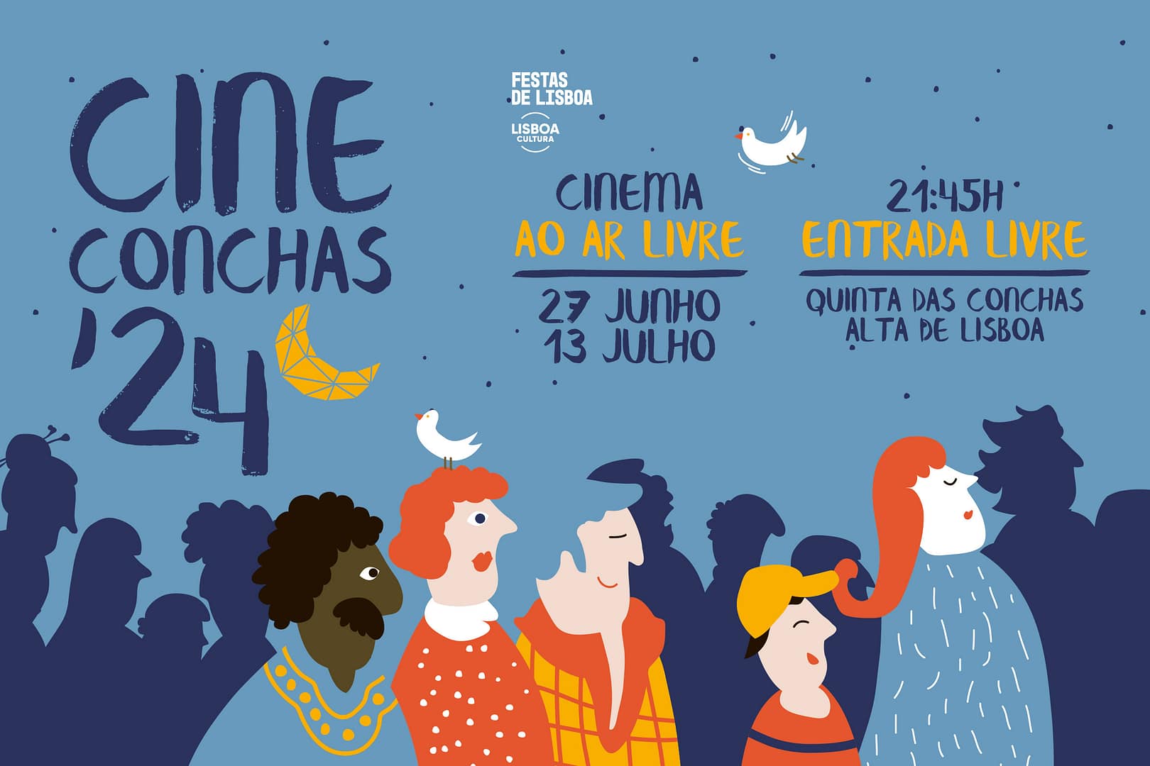 CineConchas – Cinema ao ar livre