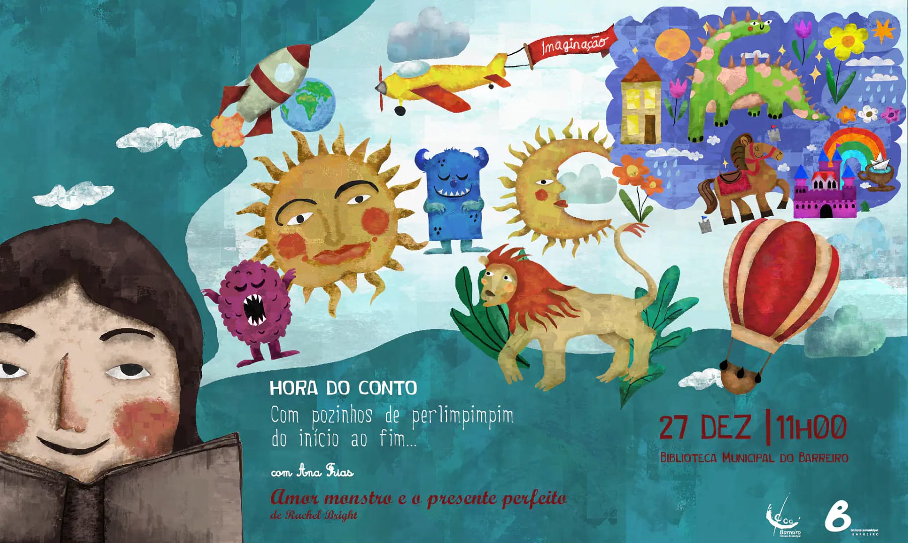 Hora do Conto – «Pozinhos de perlimpimpim do início ao fim», de Ana Frias