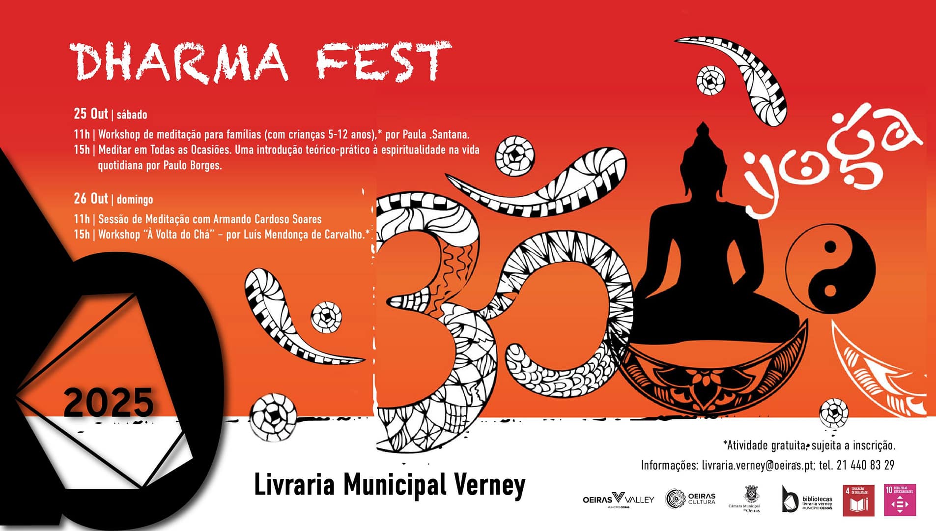 Dharma Fest na Livraria Verney – Workshop de Meditação para Famílias