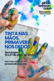 Tinta nas mãos, primavera nos dedos