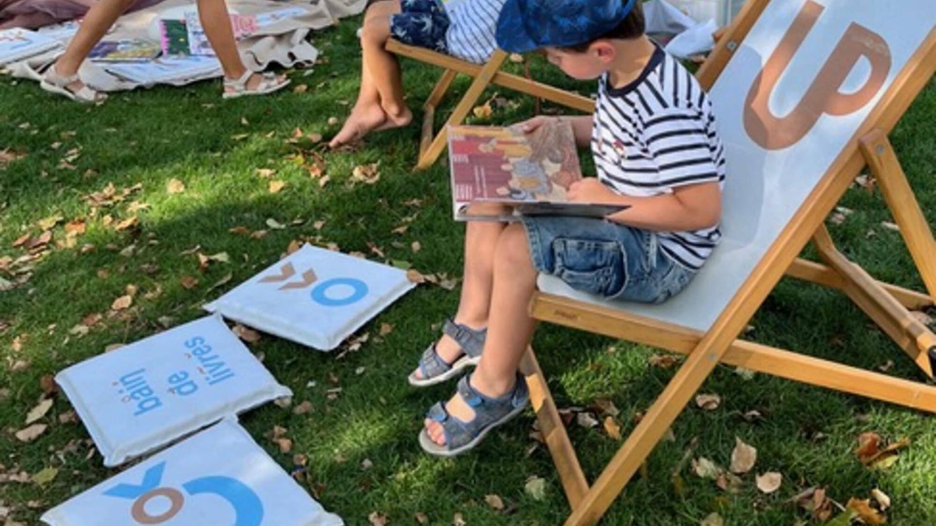 Animation en plein air – Bain de livres