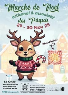 Marché de Noël artisanal et associatif des Pâquis 2025