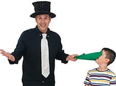 Espetáculo interativo de Magia