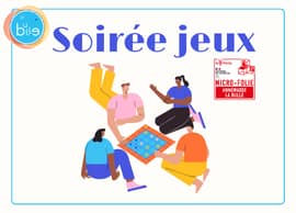 Soirée jeux à La Bulle