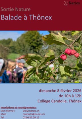 Association NARIES – Sortie Nature: Balade à Thônex
