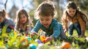 Chasse aux oeufs et autres festivités de Pâques 2025