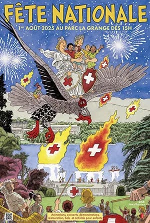 FĂȘte Nationale Suisse au parc La Grange