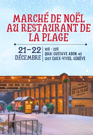 Marché de Noël au Restaurant de la Plage