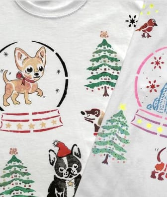 Oficina alegre de pintura de roupas para crianças