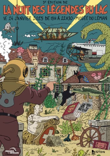 Nuit des légendes du lac – Les Mystères du Léman: lecture musicale et illustrée