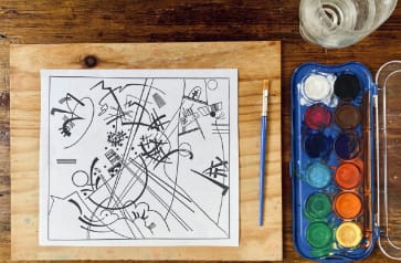 Um artista aì em casa – Oficina em família «A música nos quadros de Kandinsky»