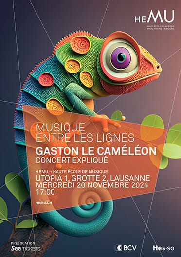 Gaston le caméléon – Concert expliqué