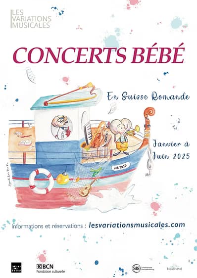 Concerts bébé – Les variations musicales
