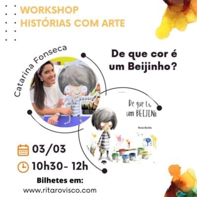 Workshop Histórias com Arte – De que cor é um beijinho?