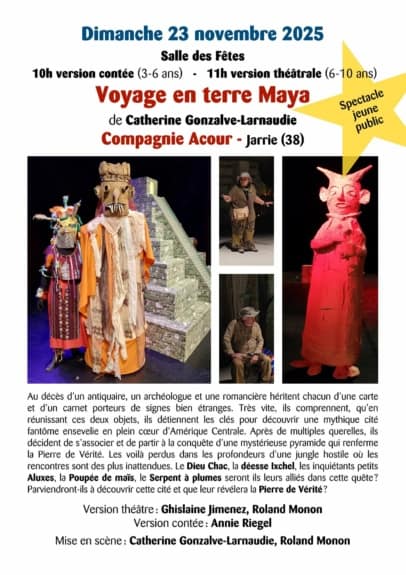 Festival Quincy soit-il! – Voyage en Terre Maya (version contée et version théâtrale)