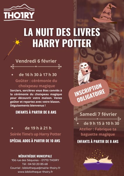 La nuit des livres Harry Potter