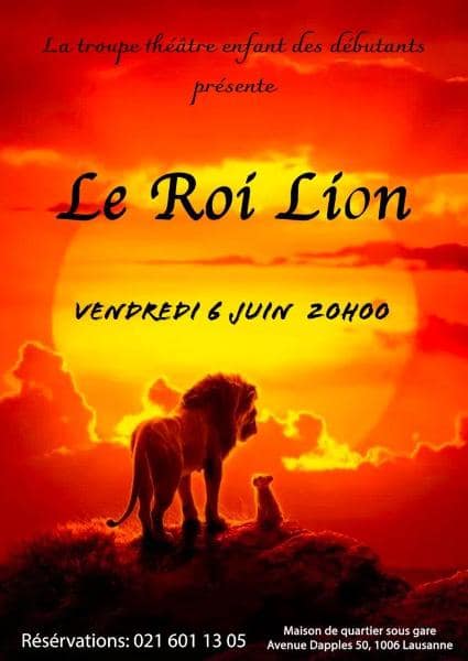 Le roi lion – Mise en scène de Patrick Perret